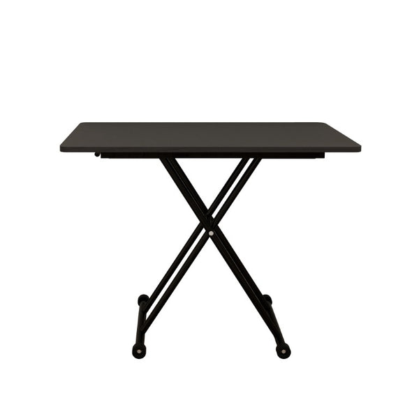 English Elm Adjustable Folding Table with Gas Lift Rolling Casters Portable Foldable Home Office W5290P514791
