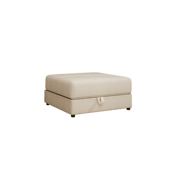 English Elm Modular Fabric Loveseat Sectional with Hidden Storage and Sleeper Function for Small Spaces W5290P534303