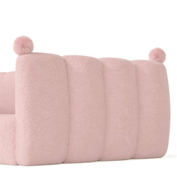 English Elm Twin Montessori Floor Bed Padded Surround Rails Low Profile Kids Upholstered Frame Pink W5305P535542