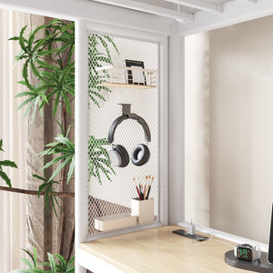 English Elm Twin Xl Industrial Loft Bed with Desk Power Outlet Led Wardrobe and Stair Storage White W5305S00178