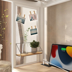English Elm Queen Industrial Loft Bed with Desk Power Outlet Led Lighting Wardrobe and Stair Storage White W5305S00184
