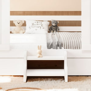 English Elm Twin Farmhouse House Bed with Barn Door Staircase Drawers and Built in Light W5316S00085