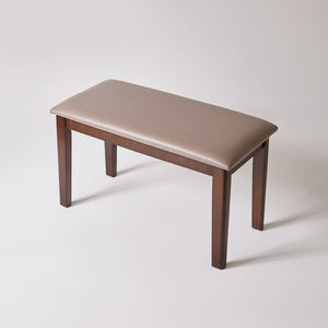 English Elm Solid Wood Frame Upholstered Bench Japandi Style Waterproof Tech Fabric Seat W5368P503714