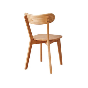 English Elm 2 Solid Rubberwood Dining Chairs Dark Walnut Curved Back Bistro Kitchen Set W5368P531830
