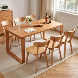 English Elm 2 Solid Rubberwood Dining Chairs Dark Walnut Curved Back Bistro Kitchen Set W5368P531830