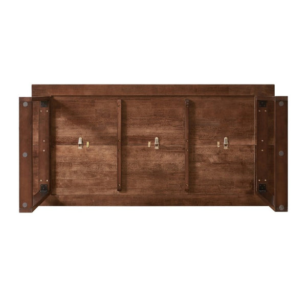 English Elm 180Cm Solid Walnut Rectangular Dining Table Mid Century Modern Seats Six with Tapered Legs W5368P538352