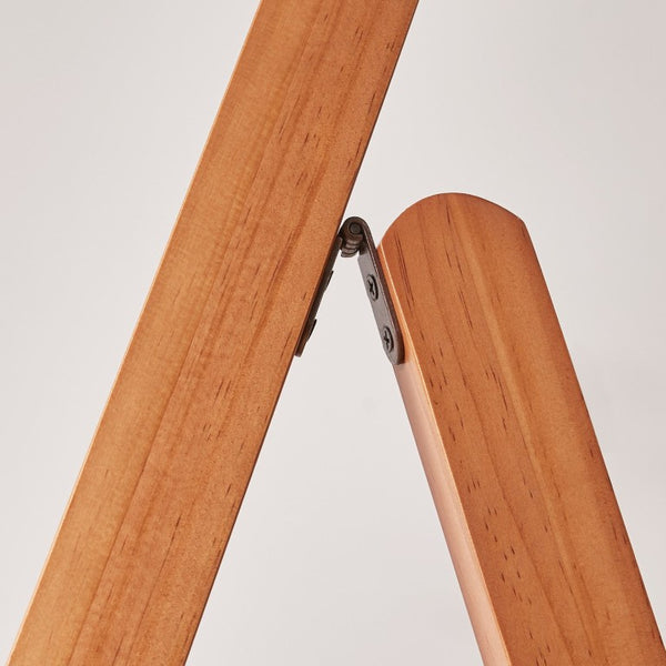 English Elm Heavy‑duty Solid Pine A-Frame Clothes Rack with Bottom Shelf and Side Hooks for Bedroom Cherry W5368P553507