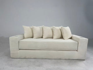 English Elm 76 Inch Convertible Sleeper Sofa Fold Flat Guest Bed for Studios and Small Spaces W5385P433280