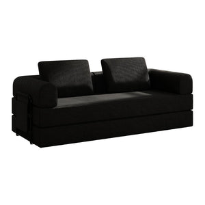 English Elm 78 Inch Corduroy Convertible Sleeper Sofa Fully Assembled Futon for Studio or Guest Room W5385P596689
