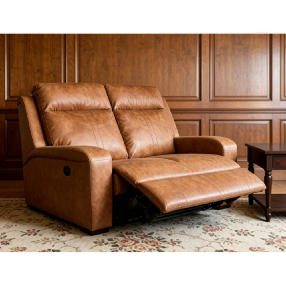 English Elm Artificial Leather Power Reclining Sofa Set with Coffee Table for Living Rooms W547P523256