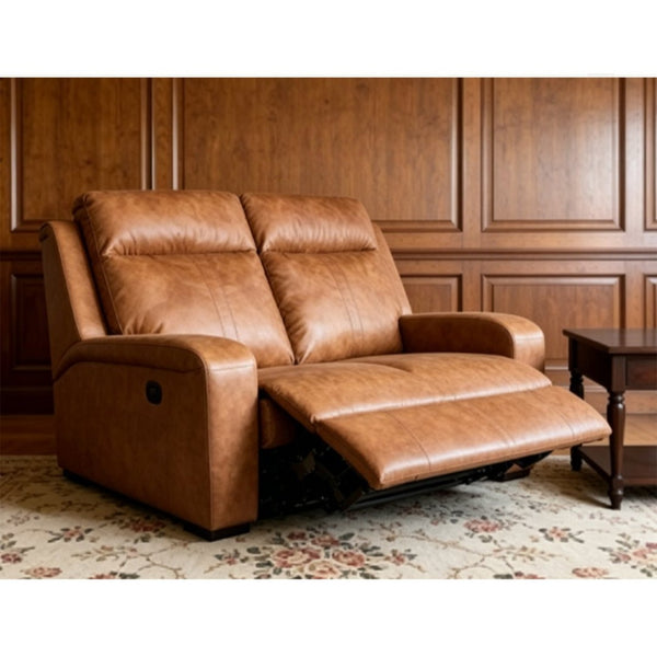 English Elm Artificial Leather Power Reclining Sofa Set with Coffee Table for Living Rooms W547P523256