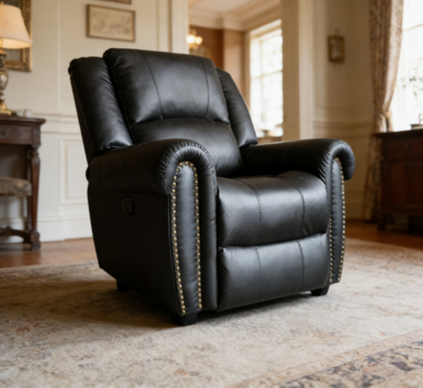English Elm Electric Swivel Leisure Armchair with Plush Upholstery for Living Room or Bedroom W547P523425