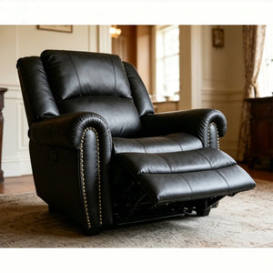 English Elm Electric Swivel Leisure Armchair with Plush Upholstery for Living Room or Bedroom W547P523425
