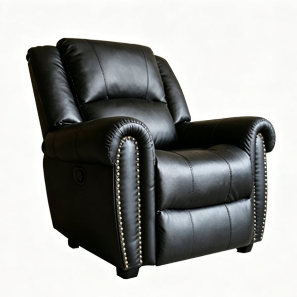 English Elm Electric Swivel Leisure Armchair with Plush Upholstery for Living Room or Bedroom W547P523425