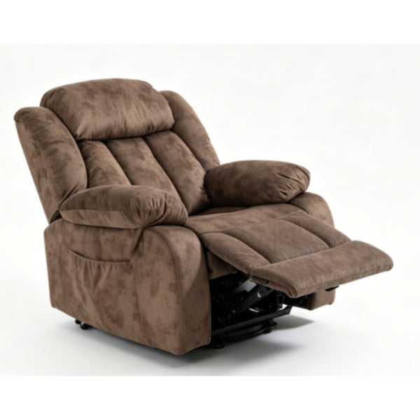 English Elm Recliners Power Lift Chair with Massage Heat Usb Port and Overstuffed Cushion Support W547P523845