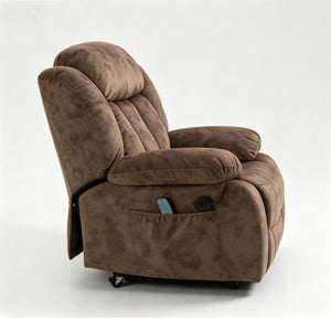 English Elm Recliners Power Lift Chair with Massage Heat Usb Port and Overstuffed Cushion Support W547P523845