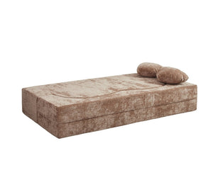 English Elm Heart-Shaped Convertible Sponge Sofa Sculptural Lounger for Apartments and Guest Rooms W5502P516739