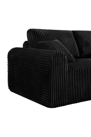English Elm D-083 Modular Cloud Sectional with Memory Foam Fill and Breathable Fabric Upholstery W5515P438971
