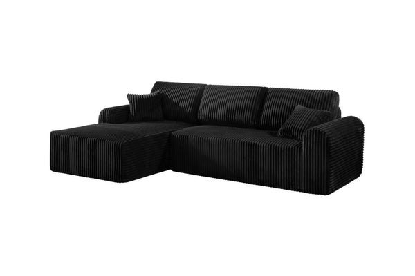 English Elm 109Cloud Modular L-Shape Sectional Deep Seat Memory Foam Sofa for Living Room W5515S00004