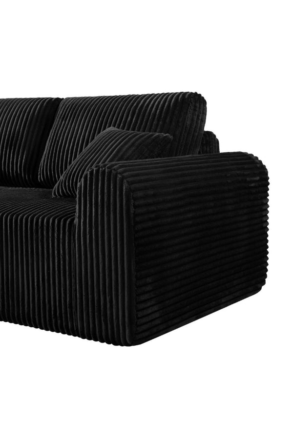 English Elm 109Cloud Modular L-Shape Sectional Deep Seat Memory Foam Sofa for Living Room W5515S00004