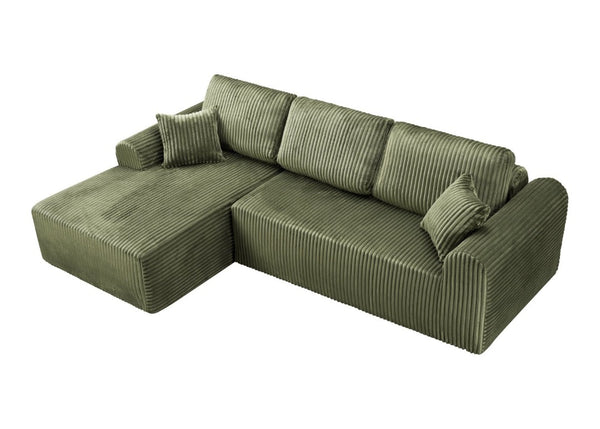 English Elm 109Cloud Modular L-Shape Sectional with Memory Foam Deep Seating for Living Room W5515S00006