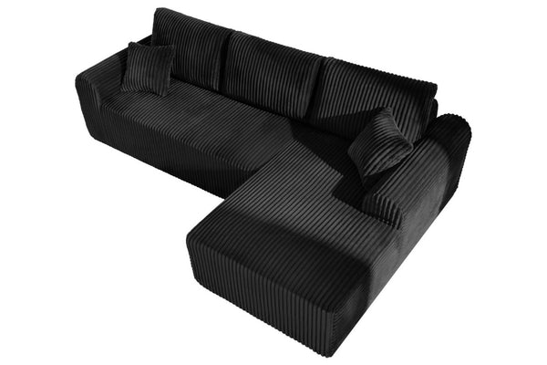 English Elm 109Cloud Low-Profile Modular Sectional Sofa with Sink-In Memory Foam Living Room W5515S00008
