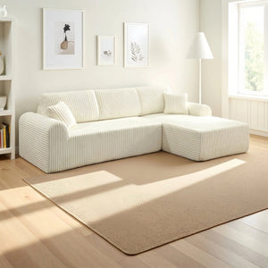 English Elm 109Cloud Oversized Modular Sectional Chaise Sofa Deep Sink Memory Foam Living Room W5515S00009