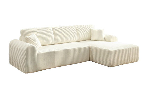 English Elm 109Cloud Oversized Modular Sectional Chaise Sofa Deep Sink Memory Foam Living Room W5515S00009