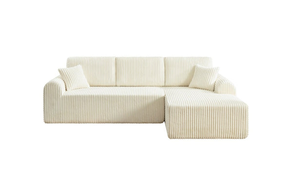 English Elm 109Cloud Oversized Modular Sectional Chaise Sofa Deep Sink Memory Foam Living Room W5515S00009
