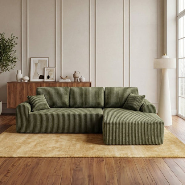 English Elm 109Cloud Configurable Cloud Sectional Sofa Deep Foam Seating for Modern Living Rooms W5515S00010
