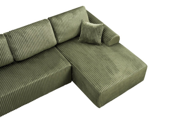 English Elm 109Cloud Configurable Cloud Sectional Sofa Deep Foam Seating for Modern Living Rooms W5515S00010