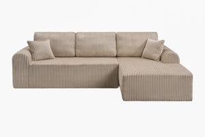 English Elm 109Cloud Modular Sectional Two Chaise Cloud Sofa Washable Cover Modern Lounge W5515S00011