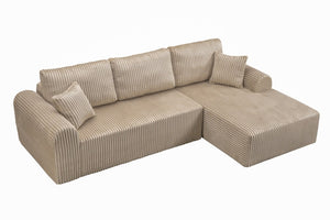 English Elm 109Cloud Modular Sectional Two Chaise Cloud Sofa Washable Cover Modern Lounge W5515S00011