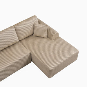 English Elm 109Cloud Modular Sectional Two Chaise Cloud Sofa Washable Cover Modern Lounge W5515S00011