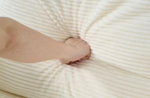 English Elm Multi-functional Corduroy Convertible Sofa Desk Compact Space Saving Seat for Home Office White W5527P506538