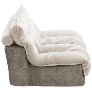 English Elm Cloud Modular Single Seat Sofa Chenille Upholstered Sectional for Modern Living Spaces Beige W5532P481720