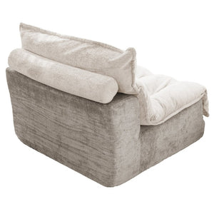 English Elm Cloud Modular Single Seat Sofa Chenille Upholstered Sectional for Modern Living Spaces Beige W5532P481720