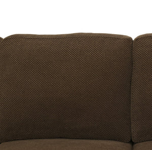English Elm Nubby Textured Woven Sectional Sofa with Wraparound Dual Chaise for Living Rooms Coffee W5568S00054