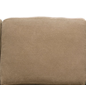 English Elm Nubby Textured Woven Sectional Sofa with Wraparound Dual Chaise for Living Rooms Camel W5568S00055