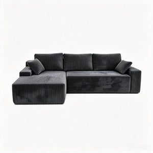 English Elm Modular Cloud Sofa Frameless Foam Sectional for Minimalist Living Room Lounge W5572P518117