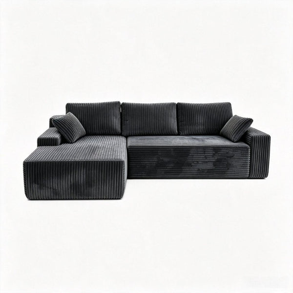 English Elm Modular Cloud Sofa Frameless Foam Sectional for Minimalist Living Room Lounge W5572P518117
