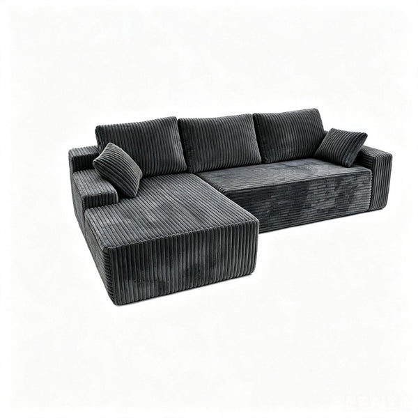 English Elm Modular Cloud Sofa Frameless Foam Sectional for Minimalist Living Room Lounge W5572P518117