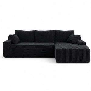 English Elm 96 Inch Frameless Cloud Sectional Sofa with Deep Foam Cushioning for Modern Living Rooms W5572P542848