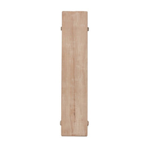English Elm Solid Rubberwood Farmhouse Bench with Matte Grain Finish for Entryway or Bedroom W5599P512774