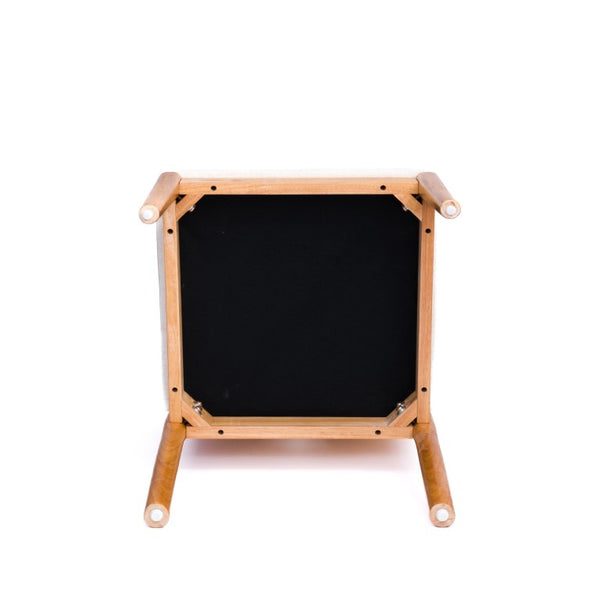 English Elm 2‑Piece Hand-Woven Paper Rope Dining Chair Set with Rubberwood Frame Linen Cushion 20.5 L x 20 W x 38.15 H W5599P547501