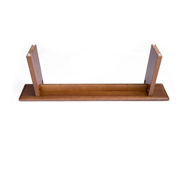 English Elm Solid Wood Farmhouse Bench Handcrafted Slab Leg Natural Grain Entryway Dining Seat W5599P552011