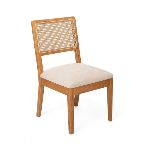 English Elm 7-Piece French Country Dining Set Extendable Round Wood Table with Rattan Chairs W5599S00008