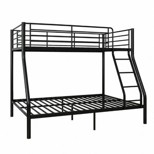 English Elm Bunk Bed Twin Over Full Heavy Duty Steel Frame Squeak Free Slats 990 Lb Capacity W5635P513012