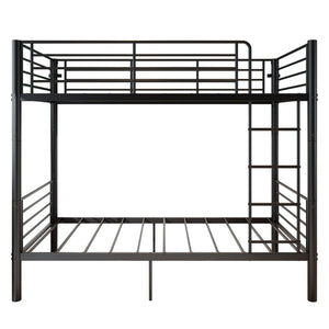 English Elm Bunk Bed Powder Coated Iron Frame Convertible Twin Sleeper with Under Bed Storage W5635P525715