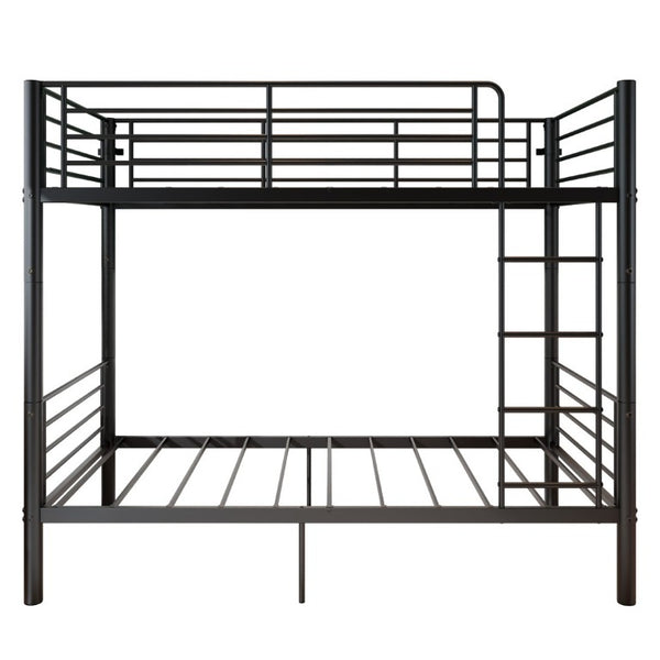 English Elm Bunk Bed Powder Coated Iron Frame Convertible Twin Sleeper with Under Bed Storage W5635P525715